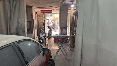 Simge Otomotiv servis koridoru ve tamir alanı